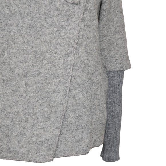 Marisa & Marie Grey Wool Blend Sweater Jacket Size S NWT - Picture 5 of 12